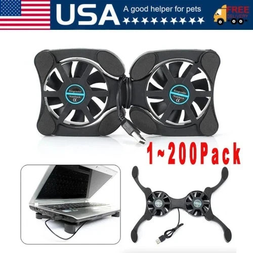 Dual usb cooling fan pad - usb,