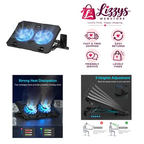 Laptop cooling pad - cooling, with