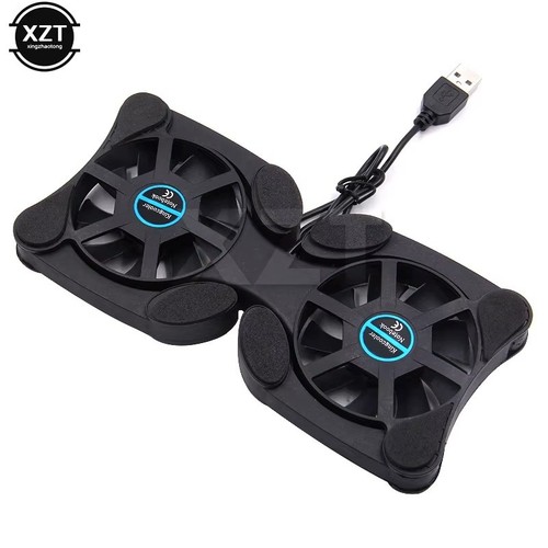 Dual usb cooling fan pad - cooling,