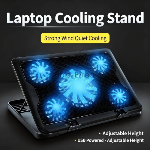 Laptop cooling pad with - laptop, 5
