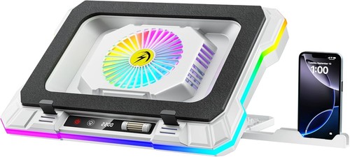 Aicheson rgb laptop cooling - laptop,