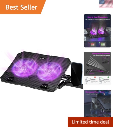 Elegant purple laptop cooling - elegant,