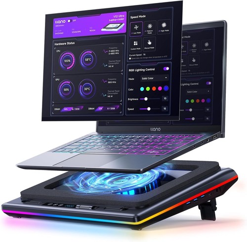 V12 ultra laptop - cooling, pad