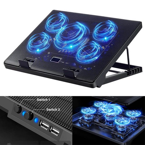 Fan laptop cooling pad - 5, slim